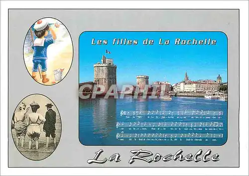 Moderne Karte La Rochelle Charente Maritime