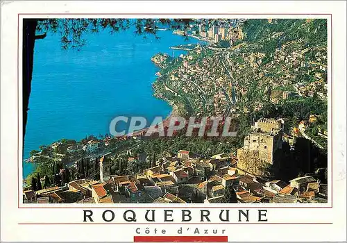 Cartes postales moderne Roquebrune Cote d'Azur Vue generale