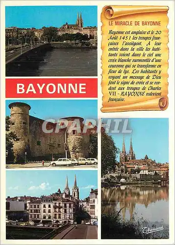 Cartes postales moderne Bayonne Le Miracle de Bayonne