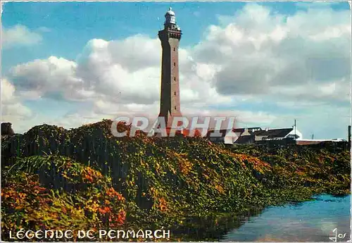 Moderne Karte Legende de Penmarch C'est sur les rochers de Penmarch qu Yseult Phare