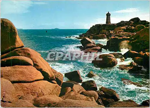 Cartes postales moderne La Bretagne Ploumanach Cotes du Nord Le Phare bati sur un massif de rochers
