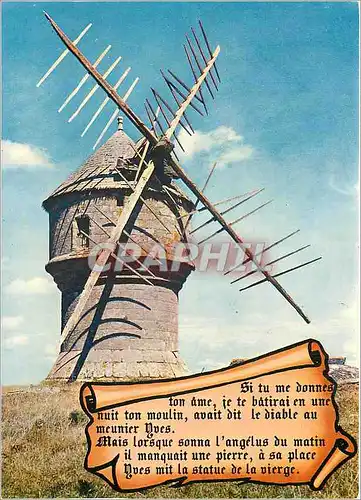 Cartes postales moderne Guerande Le Moulin du Diable