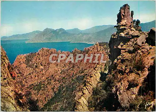 Cartes postales moderne La Corse oasis de Beaute Les Calanche