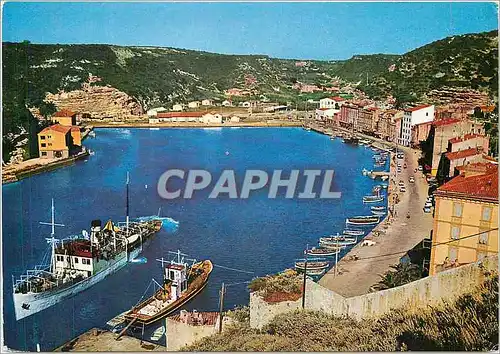 Moderne Karte Corse Bonifacio Vue generale de La Marine