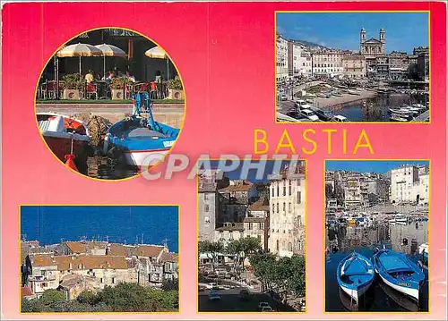 Cartes postales moderne Bastia Le Vieux Port La Vieille Ville