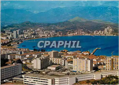 Moderne Karte Ajaccio Vue generale