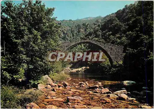 Moderne Karte Pont Genois La Corse Inoubliable