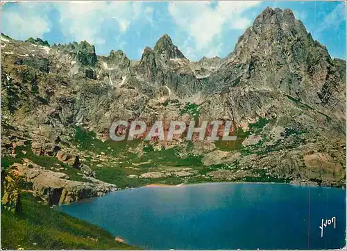 Cartes postales moderne La Corse oasis de Beaute Lac de Melo dans le Massif du Monte Rotondo
