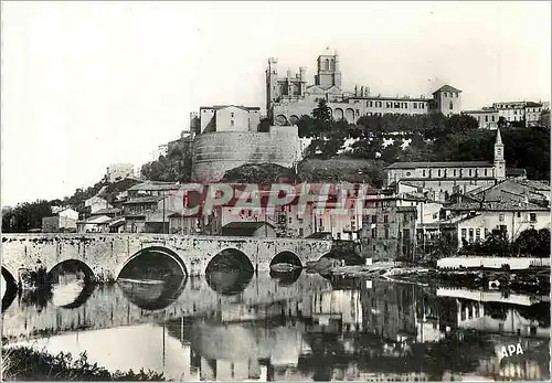 Cartes postales moderne Beziers Herault Vue Generale et le Pont Vieux