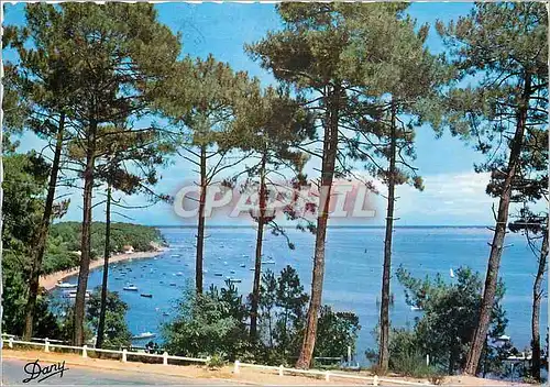 Moderne Karte Bassin d'Arcachon Gironde La pointe aux chevaux