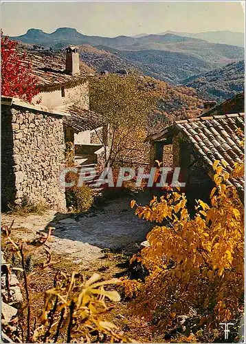 Moderne Karte Cevennes Paysage cevenol pres de Colognac