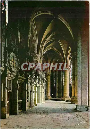 Moderne Karte Les Merveilles de Chartres Eure et Loir La Cathedrale Le Tour du Choeur