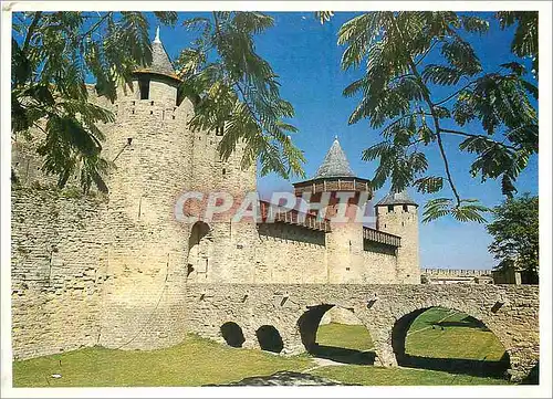 Cartes postales moderne Cite de Carcassonne Porte Narbonnaise