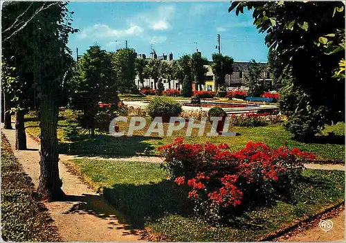 Cartes postales moderne Carentan Manche Le Jardin Public