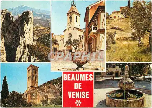 Cartes postales moderne Beaumes de Venise Vaucluse Dentelles de Montmirail L'Eglise