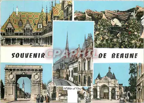 Moderne Karte Souvenir de Beaune C d'Or