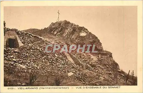 Cartes postales moderne Vieil Armand Hartmannswillerkapf Vue d'Ensemble du Sommet