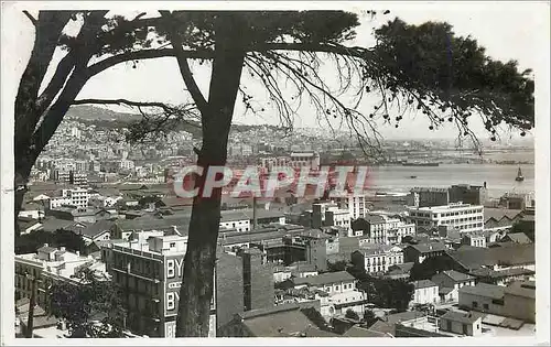 Moderne Karte Alger Le Ilama Vue generale sur Alger