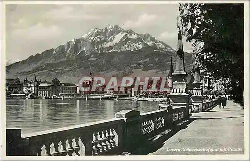 Cartes postales moderne Luzern Schweizerhofquai