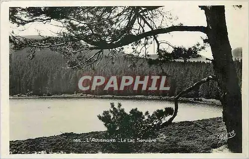 Moderne Karte L'Auvergne Le Lac Serviere