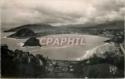 Cartes postales moderne St Sebastien Espagne Vue d'Ensemble de la Concha