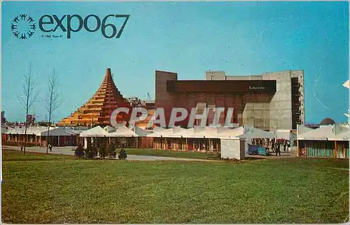 Moderne Karte Montreal Canada Expo 67