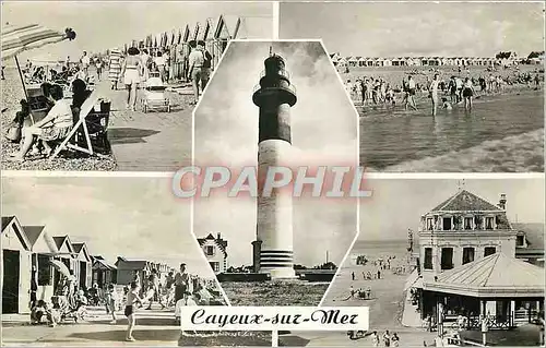 Cartes postales moderne Cayeux sur Mer Les Planches La Plage Le Phare Les Cabines