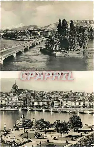 Cartes postales moderne Souvenir de Geneve