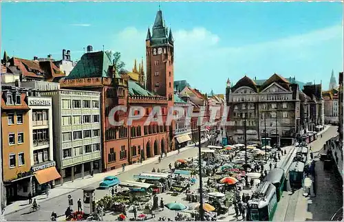 Cartes postales moderne Basel Marktplatz