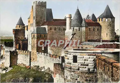 Cartes postales moderne Carcassonne Aude Chateau Comtal et Tour Sarrazine