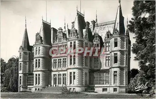 Moderne Karte Nogent le Rotrou E et L Les Environs Berd'huis Orne Chateau de la Bourdiniere