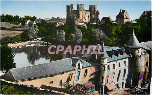 Cartes postales moderne Bourbon l'Archambault Le Chateau le Moulin et l'Etang