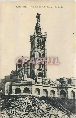 Cartes postales Marseille Basilique de Notre Dame de la Garde