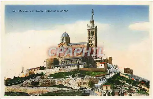 Cartes postales moderne Marseille Notre Dame de la Garde