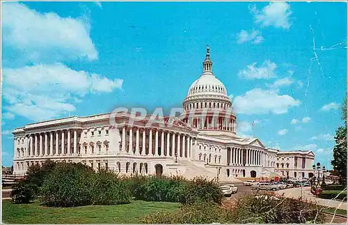 Moderne Karte United States Capitol The cornerstone was laid in 1973