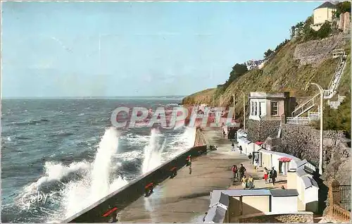 Cartes postales moderne Granville Manche Effet de Vagues sur le Plat Gousset