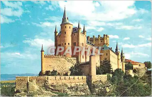 Moderne Karte Spain Alcazar is in the historic city of Segovia near Madrid Spain is served by Pan American Cli