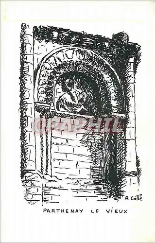 Cartes postales moderne Parthenay Le Vieux