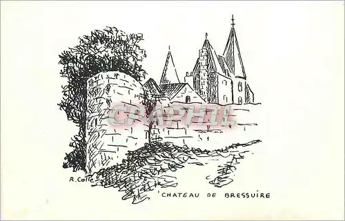 Moderne Karte Chateau de Bressuire