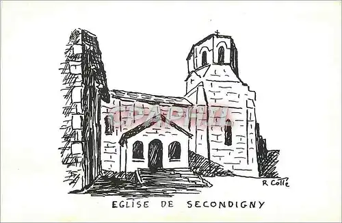 Cartes postales moderne Eglise de Secondigny