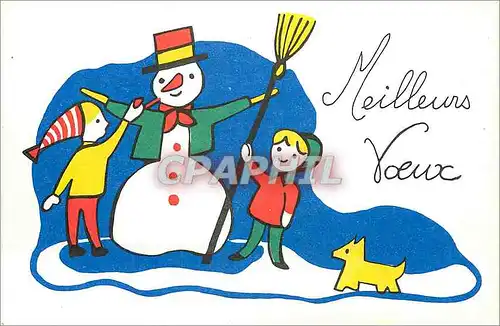 Moderne Karte Meilleurs Voeux