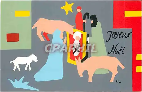 Moderne Karte Joyeux Noel