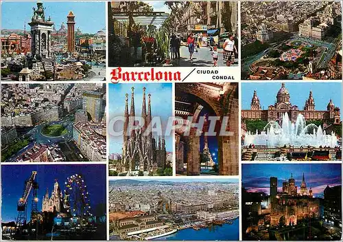 Cartes postales moderne Barcelona Ciudad Condal