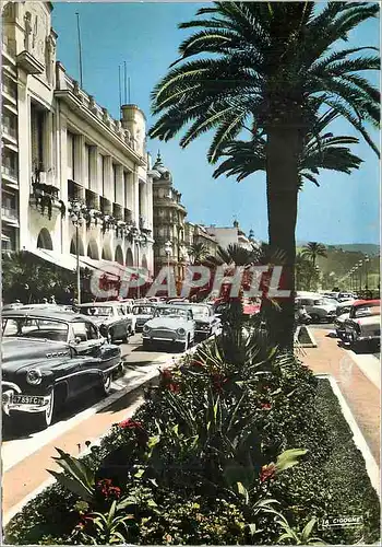 Cartes postales moderne Nice Alpes Maritimes Sur la Promenade des Anglais le Palais de la Mediterranee Automobile