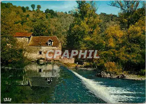 Moderne Karte Le Perigord Touristique Les Gorges de l'Auvezere Le Moulin de Pervendoux