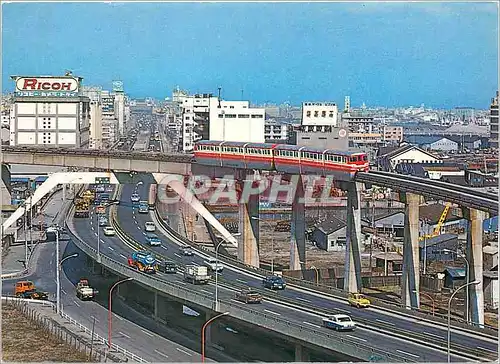 Cartes postales moderne Tokyo Monorail from Homamatsucha to Hameda Airport is the longest commercial monorail line in th