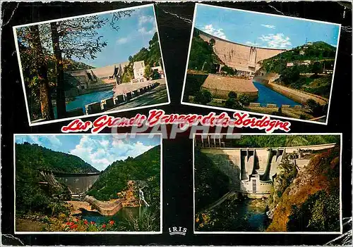Cartes postales moderne Barrages de la Dordogne Le Chastang Bort Mareges l'Aigle
