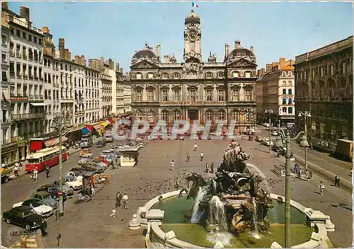 Cartes postales moderne Lyon Rhone Place des Terreaux