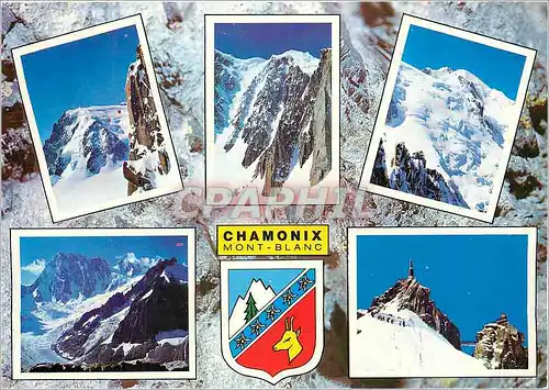 Cartes postales moderne Chamonix Mont Blanc Traversee de la Vallee Blanche