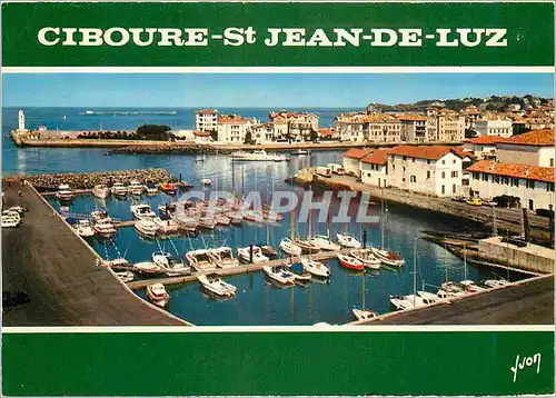 Cartes postales moderne Ciboure Saint Jean de Luz Pyrenees Atlantiques Le Port de Plaisance Larraldenia